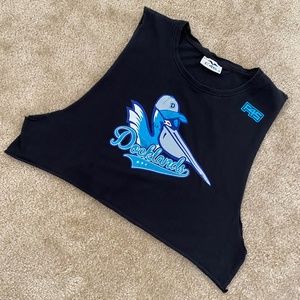 F45 Training Cropped Muscle Tank - DOCKLANDS